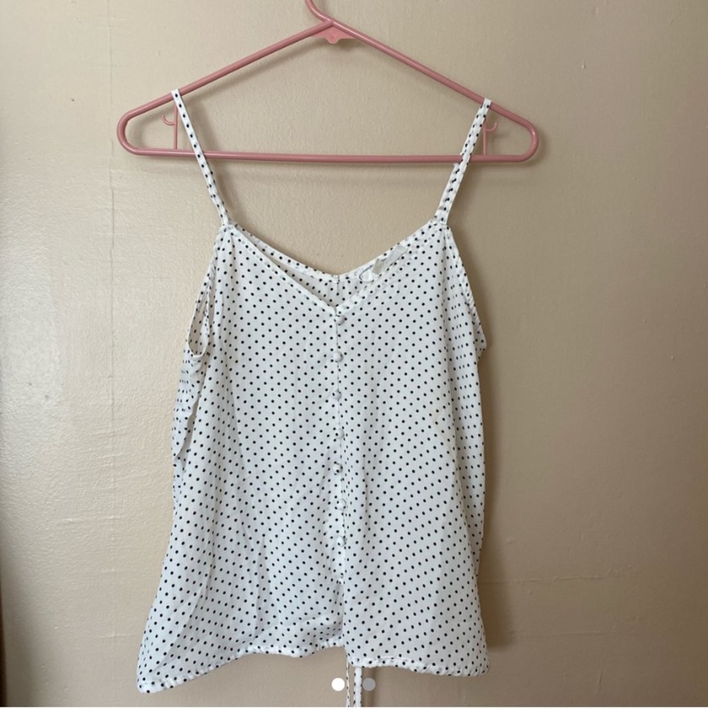 Polka Dot Button Up